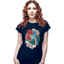 Load image into Gallery viewer, Shirts Fitted Shirts, Woman / Small / Navy Golly What A Day