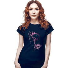 Load image into Gallery viewer, Daily_Deal_Shirts Fitted Shirts, Woman / Small / Navy The Dark Sister