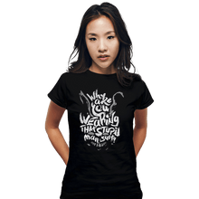 Load image into Gallery viewer, Shirts Fitted Shirts, Woman / Small / Black Man Suit