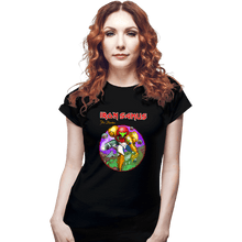 Load image into Gallery viewer, Daily_Deal_Shirts Fitted Shirts, Woman / Small / Black Iron Samus