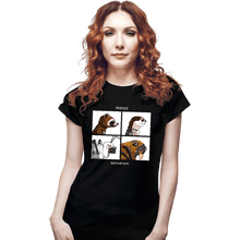 Load image into Gallery viewer, Daily_Deal_Shirts Fitted Shirts, Woman / Small / Black Batch 89 Days