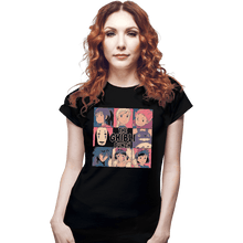 Load image into Gallery viewer, Shirts Fitted Shirts, Woman / Small / Black Ghibli Bunch