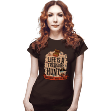 Load image into Gallery viewer, Secret_Shirts Fitted Shirts, Woman / Small / Black Treasure Hunt