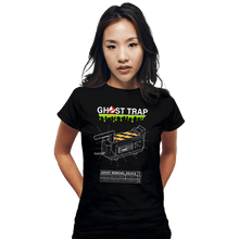 Load image into Gallery viewer, Shirts Fitted Shirts, Woman / Small / Black Ghost Trap