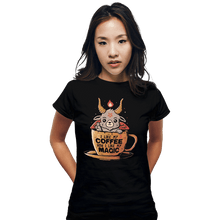 Load image into Gallery viewer, Secret_Shirts Fitted Shirts, Woman / Small / Black Black Coffee Cup