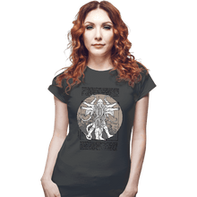 Load image into Gallery viewer, Shirts Fitted Shirts, Woman / Small / Charcoal Lovecraft Man