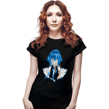 Load image into Gallery viewer, Shirts Fitted Shirts, Woman / Small / Black Noctluna Reunion