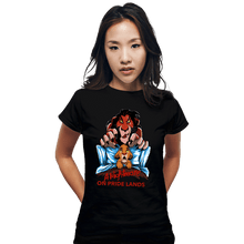 Load image into Gallery viewer, Daily_Deal_Shirts Fitted Shirts, Woman / Small / Black Nightmare On Pride Land