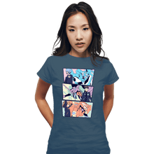 Load image into Gallery viewer, Last_Chance_Shirts Fitted Shirts, Woman / Small / Indigo Blue Eva Kids