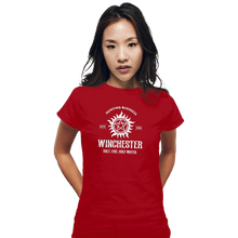 Load image into Gallery viewer, Shirts Fitted Shirts, Woman / Small / Red Winchester Hunting Business