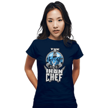 Load image into Gallery viewer, Daily_Deal_Shirts Fitted Shirts, Woman / Small / Navy The Iron Chef