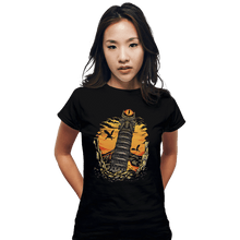 Load image into Gallery viewer, Daily_Deal_Shirts Fitted Shirts, Woman / Small / Black Leaning Dark Tower