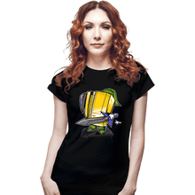 Load image into Gallery viewer, Shirts Fitted Shirts, Woman / Small / Black 8 Hit Hero