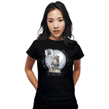 Load image into Gallery viewer, Shirts Fitted Shirts, Woman / Small / Black The Girl Who Waited