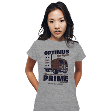 Load image into Gallery viewer, Daily_Deal_Shirts Fitted Shirts, Woman / Small / Sports Grey Optimus Garage