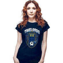 Load image into Gallery viewer, Shirts Fitted Shirts, Woman / Small / Navy Timelords Football Team