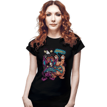 Load image into Gallery viewer, Shirts Fitted Shirts, Woman / Small / Black Real Monsters