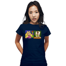 Load image into Gallery viewer, Shirts Fitted Shirts, Woman / Small / Navy Jealous Piggy