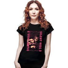 Load image into Gallery viewer, Daily_Deal_Shirts Fitted Shirts, Woman / Small / Black Run Heather