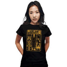 Load image into Gallery viewer, Daily_Deal_Shirts Fitted Shirts, Woman / Small / Black Sanji Model Sprue