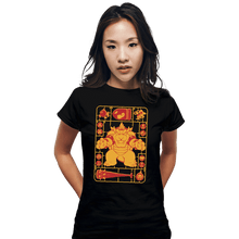 Load image into Gallery viewer, Daily_Deal_Shirts Fitted Shirts, Woman / Small / Black Bowser Model Sprue