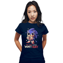 Load image into Gallery viewer, Secret_Shirts Fitted Shirts, Woman / Small / Navy One More Cup