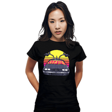Load image into Gallery viewer, Secret_Shirts Fitted Shirts, Woman / Small / Black 80s Outatime