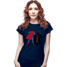 Load image into Gallery viewer, Daily_Deal_Shirts Fitted Shirts, Woman / Small / Navy Super Fun Game
