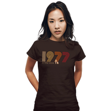 Load image into Gallery viewer, Shirts Fitted Shirts, Woman / Small / Black 1977 A New Hope