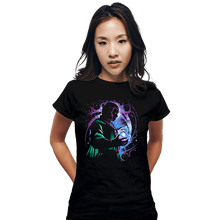 Load image into Gallery viewer, Daily_Deal_Shirts Fitted Shirts, Woman / Small / Black The Conqueror