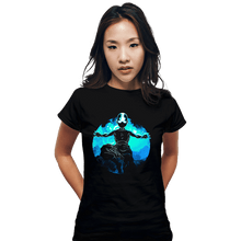 Load image into Gallery viewer, Daily_Deal_Shirts Fitted Shirts, Woman / Small / Black Air Bender Orb