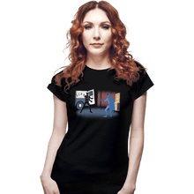 Load image into Gallery viewer, Shirts Fitted Shirts, Woman / Small / Black Into the Bat-Verse