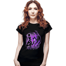 Load image into Gallery viewer, Shirts Fitted Shirts, Woman / Small / Black Shadow Man

