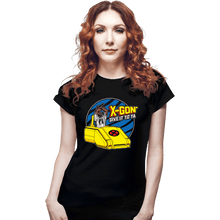 Load image into Gallery viewer, Daily_Deal_Shirts Fitted Shirts, Woman / Small / Black X-Gon' Give It To Ya!