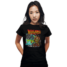 Load image into Gallery viewer, Secret_Shirts Fitted Shirts, Woman / Small / Black Back To The Mystery