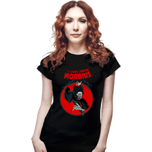 Load image into Gallery viewer, Shirts Fitted Shirts, Woman / Small / Black The Living Vampire Morbius