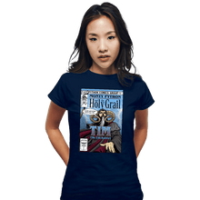 Load image into Gallery viewer, Shirts Fitted Shirts, Woman / Small / Navy Call Me Tim