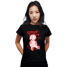 Load image into Gallery viewer, Daily_Deal_Shirts Fitted Shirts, Woman / Small / Black Friends Till The End