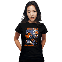 Load image into Gallery viewer, Daily_Deal_Shirts Fitted Shirts, Woman / Small / Black Now Loading