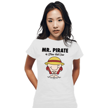 Load image into Gallery viewer, Shirts Fitted Shirts, Woman / Small / White The Little Mr Pirate