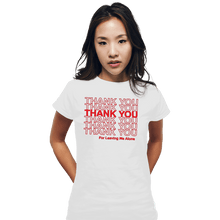 Load image into Gallery viewer, Daily_Deal_Shirts Fitted Shirts, Woman / Small / White Solo Shopper