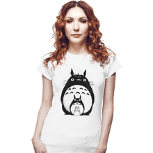 Load image into Gallery viewer, Shirts Fitted Shirts, Woman / Small / White Totoro Trio