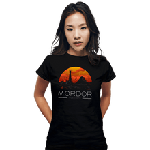 Load image into Gallery viewer, Shirts Fitted Shirts, Woman / Small / Black Middle Earth