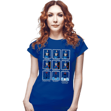 Load image into Gallery viewer, Daily_Deal_Shirts Fitted Shirts, Woman / Small / Royal Blue The Many Faces of Cobra Commander