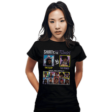Load image into Gallery viewer, Shirts Fitted Shirts, Woman / Small / Black Shirts VS The Blouses