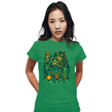 Load image into Gallery viewer, Secret_Shirts Fitted Shirts, Woman / Small / Irish Green Korock