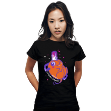 Load image into Gallery viewer, Shirts Fitted Shirts, Woman / Small / Black Cute But Deadly Pochita