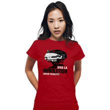 Load image into Gallery viewer, Shirts Fitted Shirts, Woman / Small / Red Viva La Robolution
