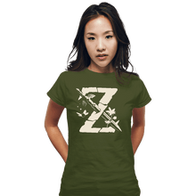 Load image into Gallery viewer, Secret_Shirts Fitted Shirts, Woman / Small / Military Green Legacy