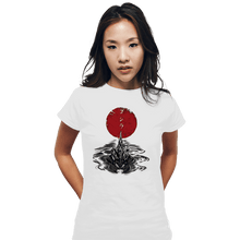 Load image into Gallery viewer, Shirts Fitted Shirts, Woman / Small / White Red Sun Alpha Predator